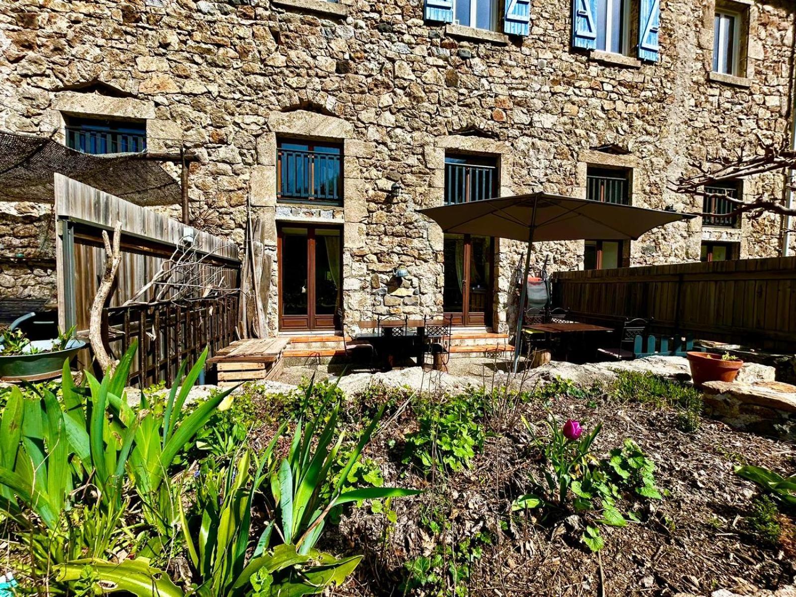 Ferienwohnung Rives De Bourges Burzet Exterior foto