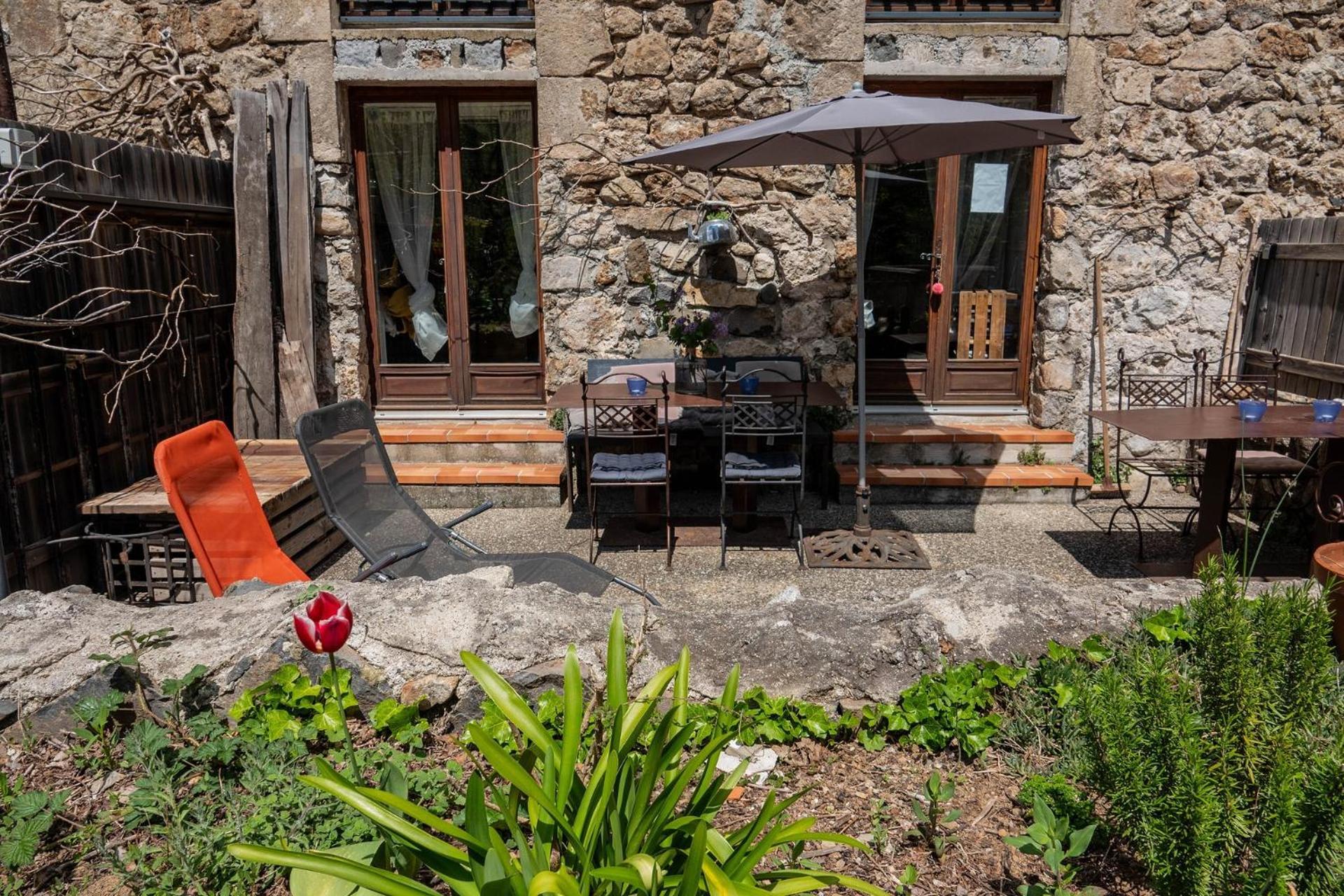 Ferienwohnung Rives De Bourges Burzet Exterior foto