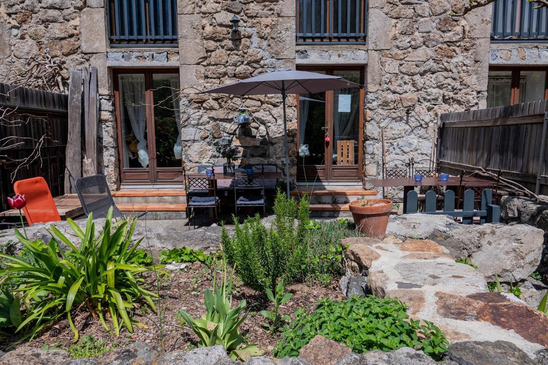 Ferienwohnung Rives De Bourges Burzet Exterior foto